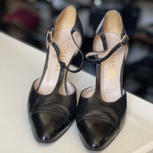 Chanel T-Strap Heels